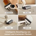 MOVA K30 Nass- und Trockensauger, 18.000 Pa, Doppel-Kantenreinigung, Heißlufttrocknung – Bild 4
