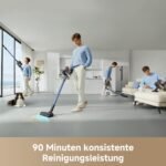 MOVA S4 Detect Akku-Staubsauger, kabellos, 91 Min. Laufzeit, LED-Display, für Teppiche und Hartböden – Bild 9