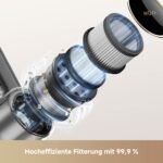 MOVA S5 Sense Akku-Staubsauger, kabellos, 97 Min. Laufzeit, Anti-Verhedderung – Bild 5