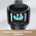 MOVA S4 Detect Akku-Staubsauger, kabellos, 91 Min. Laufzeit, LED-Display, für Teppiche und Hartböden – Bild 10
