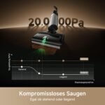 MOVA X4 Pro Nass-Trocken-Sauger, 20.000 Pa, Selbstreinigung 100 °C, Doppelkante – Bild 7